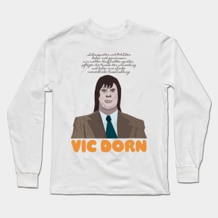 Vic Dorn- TV Sketch Monster - Loriot - TV Kult - Deutsch Long Sleeve T-Shirt